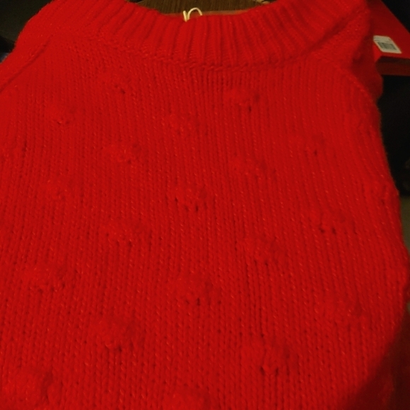 Universal Thread™ Crewneck Bobble Pullover Sweater in Red Size XXL - Picture 4 of 7